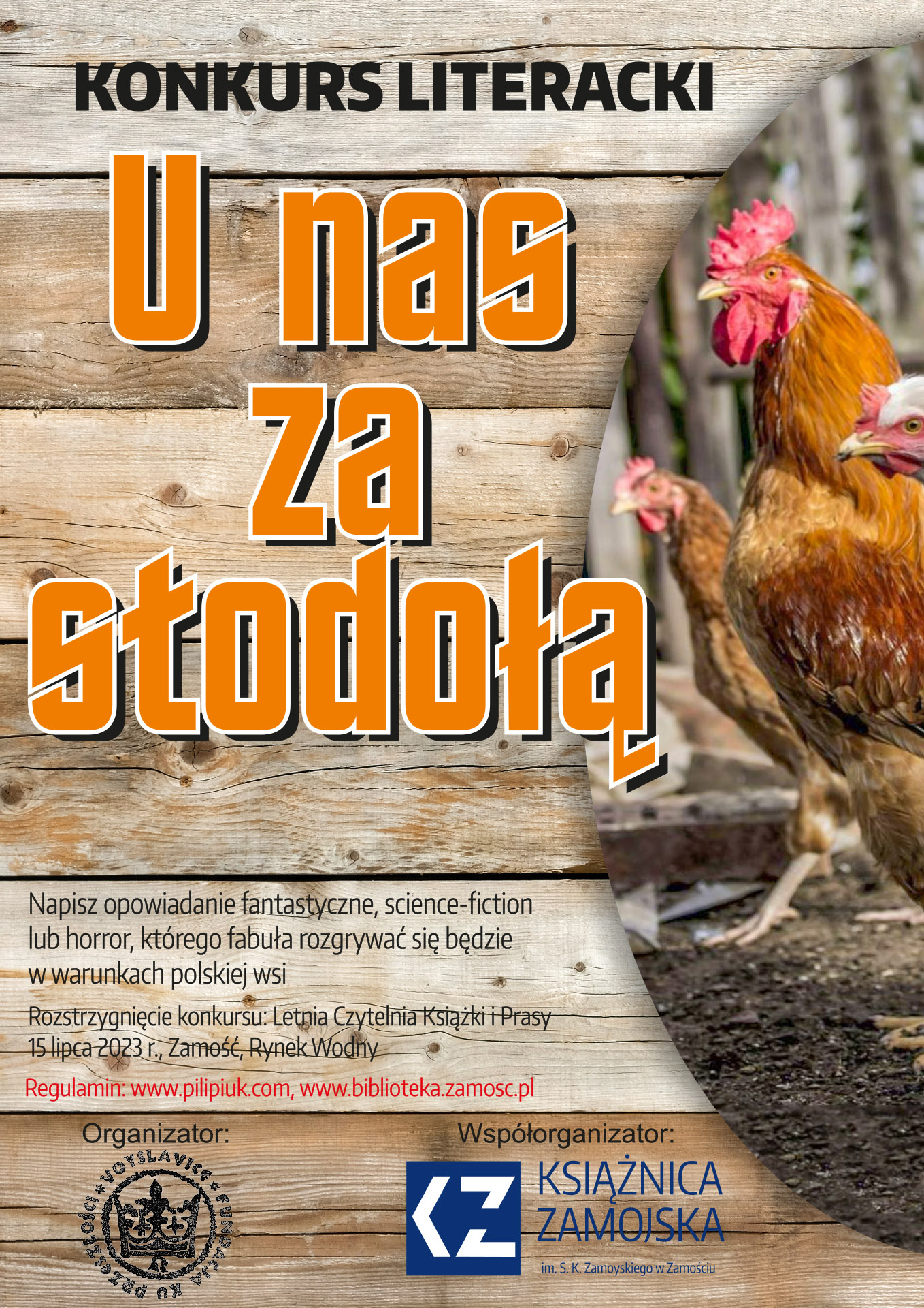 Konkurs literacki u nas za stodołą